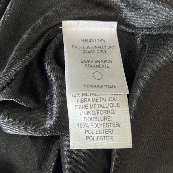 Laundry by Shelli Segal Metallic Knit Dress Halloween size XS - Picture 9 of 10